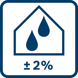 מדידה מדויקת של לחות יחסית ± 2% פלוס סטייה תלוית-שימוש