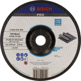 דיסק ליטוש מתכת Bosch PRO 180 x 6 x 22.23 מ"מ.
