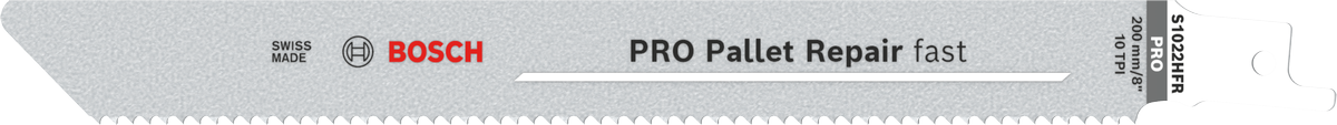 להב Bosch PRO Pallet Repair מהיר S1022HFR, 200 מ"מ.