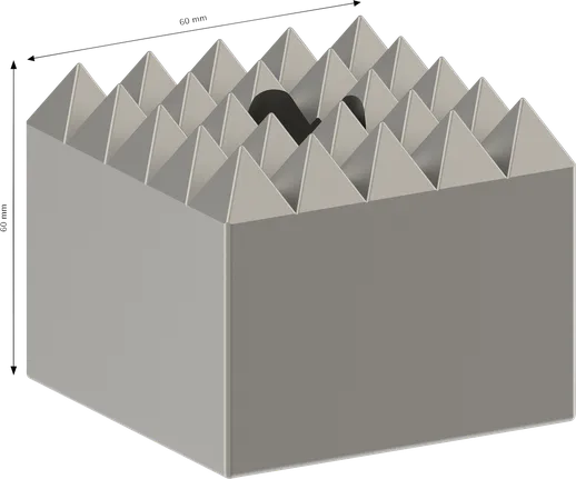 ראש בוש פלדה Bosch PRO SDS max-4C, 60 x 60 מ"מ.