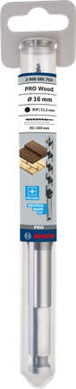 מקדח עץ Bosch PRO 16 מ"מ.