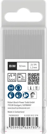 להבי Bosch PRO Metal T121AFC 92 מ"מ 25 יחידות.