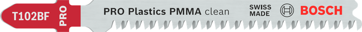 להב פאזל Bosch T102BF PRO Plastics PMMA נקי.