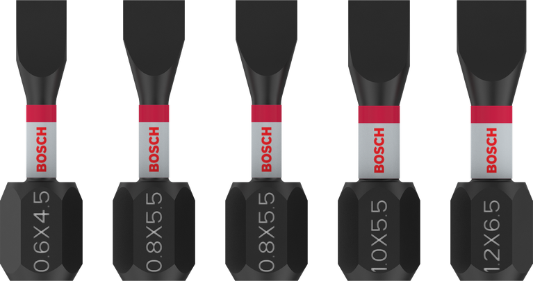 סט ביטים של Bosch PRO SL Impact, 25 מ"מ בגדלים שונים.