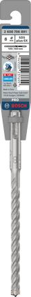 מקדח פטיש Bosch SDS plus-5X 8×100×160 מ"מ.