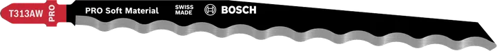 להב Bosch PRO Soft Material T313AW, להב משונן.