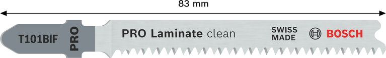 להב Bosch PRO Laminate clean T101BIF, 83 מ"מ.