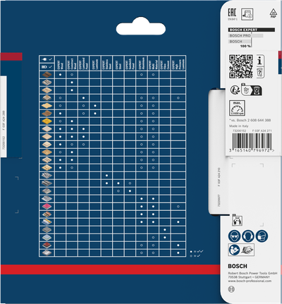 להב מסור עגול למינציה בלחץ גבוה Bosch EXPERT 140 x 1.8/1.3 x 20 מ"מ T42.
