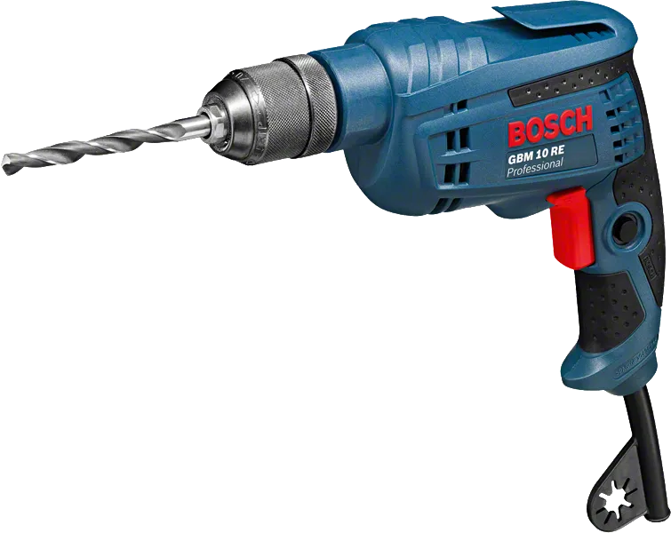 מקדחה Bosch GBM 10 RE עם מנוע 600W.