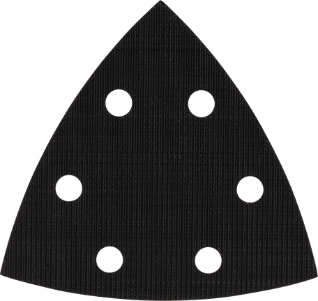 משטח שיוף של Bosch עם שישה חורי שאיבה.