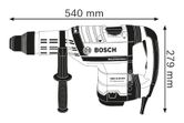 Bosch GBH 8-45 DV Rotary Hammer with SDS max dimensions drawing