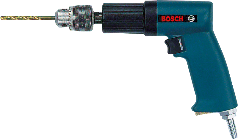 Bosch electric drill with pistol grip and trigger.