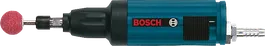 Bosch straight grinder with mounted grinding stone.