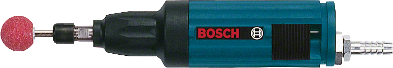 Bosch straight grinder with mounted grinding stone.