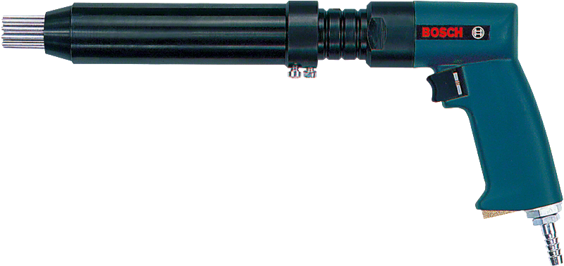 Bosch pneumatic needle descaler, 3600 bpm impact rate.