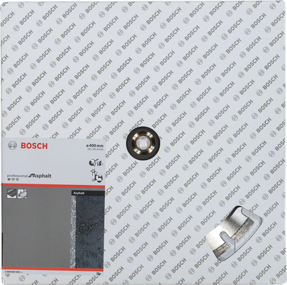 Bosch asphalt diamond cutting disc.