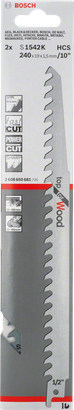 Bosch S 1542 K 10″ reciprocating saw blade.
