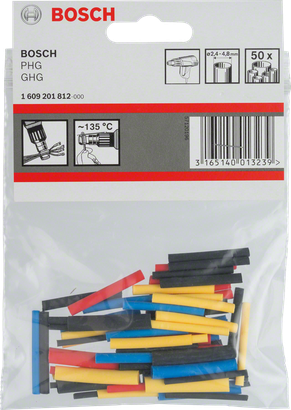 Bosch heat shrink tubing assorted 50 pack.