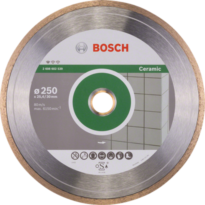 Bosch Standard for Ceramic diamond cutting disc 250mm.