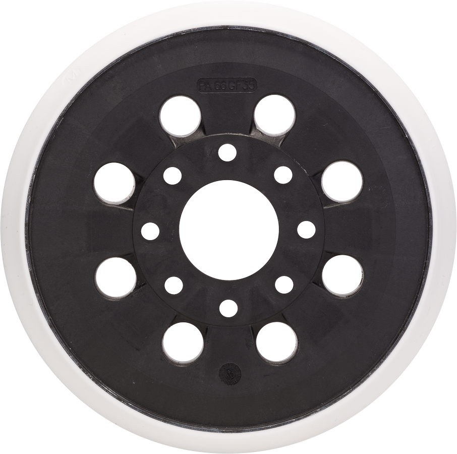 Bosch sanding pad medium 125mm with 8 holes.