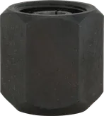 Bosch collet nut 6 mm diameter, 19 mm key width.