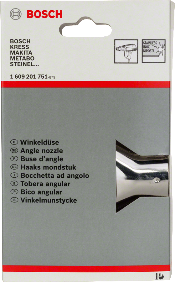 Bosch angle nozzle accessory, 33.5 mm diameter.