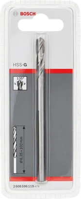 Bosch HSS-G 6.35×102 mm drill bit.
