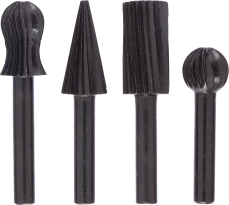Bosch 4-piece freehand router bit set 13 mm.