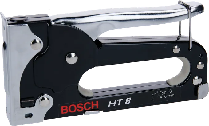 Bosch Handheld Tacker HT 8 for stapling Type 53 staples.