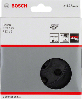 Bosch 125 mm sanding pad.