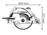 Bosch GKS 235 Turbo Hand-Held Circular Saw dimensions drawing