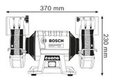 Bosch GBG 60-20 Double-Wheeled Bench Grinder dimensions drawing