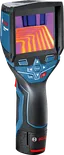 Bosch GTC 400 C thermal imaging camera detects heat patterns.