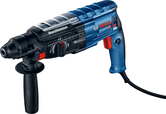 Bosch GBH2-28DV rotary hammer drill with side handle.