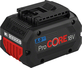 Bosch ProCORE 18V 8.0Ah battery pack.