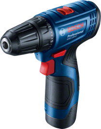Bosch GSR 120-LI cordless drill driver, compact design.