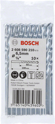 Bosch CYL-1 6,5mm masonry drill bits pack.
