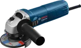 Bosch GWS 600 angle grinder with side handle.