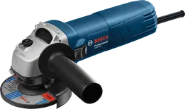 Bosch GWS 600 angle grinder with side handle.