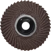 Bosch flap disc wheel for metal grinding.