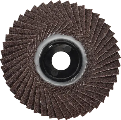 Bosch flap disc wheel for metal grinding.