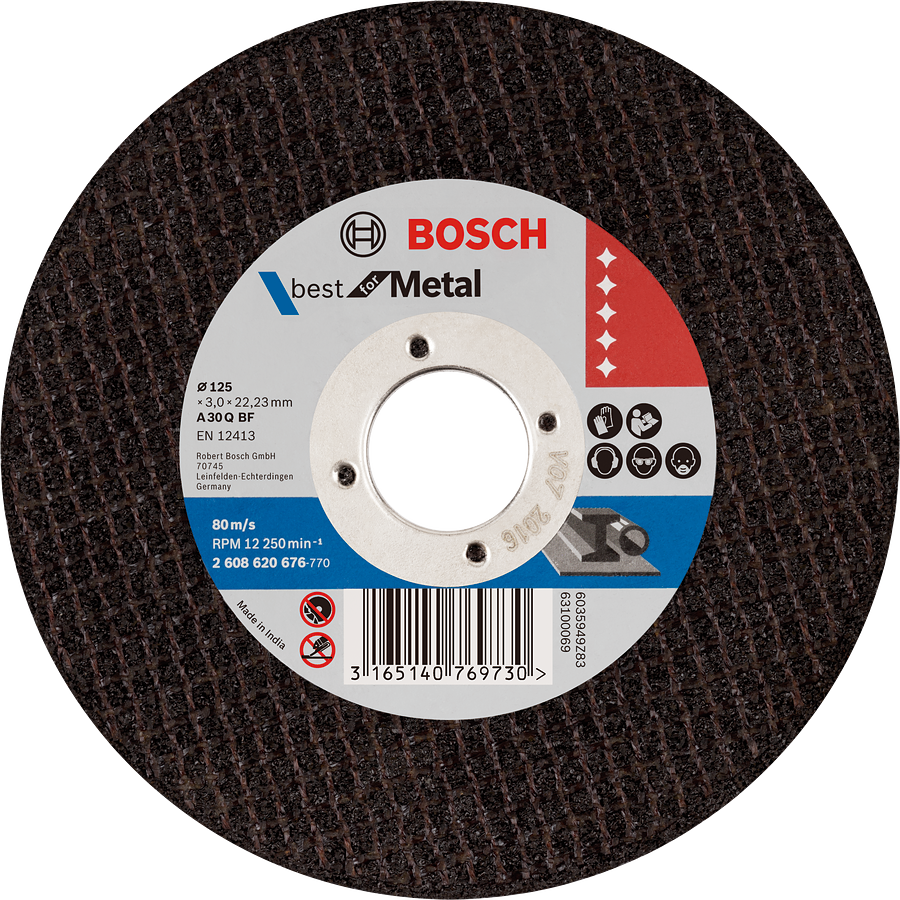 Bosch Best for Metal 125mm cutting disc for angle grinders.