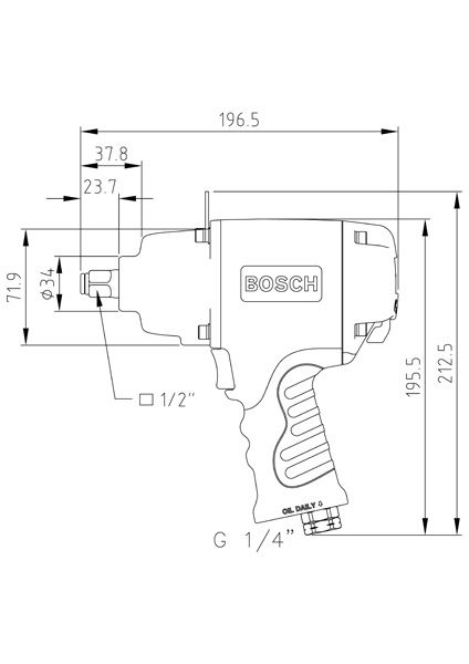Impact wrench diagram.