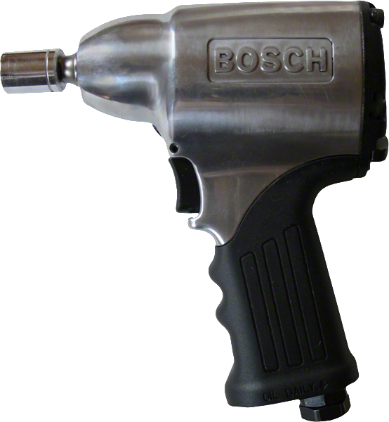 Bosch air impact wrench with ergonomic grip.