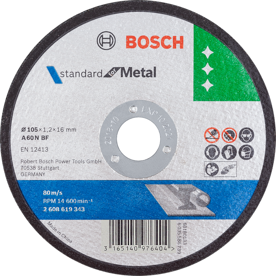 Bosch Standard for Metal Cutting Disc 105 mm.