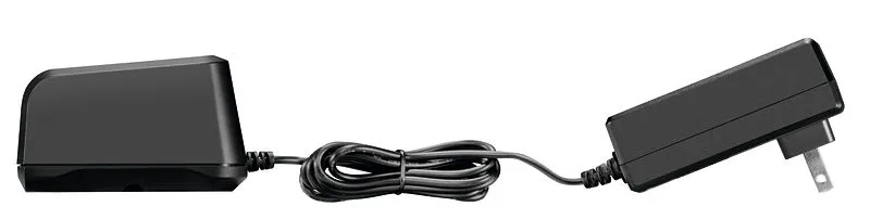 Bosch 12V power supply adapter with cable.