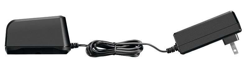 Bosch 12V power supply adapter with cable.