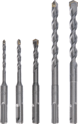 Bosch hammer drill bit SDS plus-1 set 5 pcs for masonry.