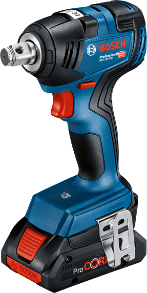 Bosch GDS 18V-200 cordless impact wrench, max torque 200 Nm.