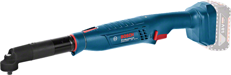 Bosch cordless angle torque wrench, 18V battery slot.